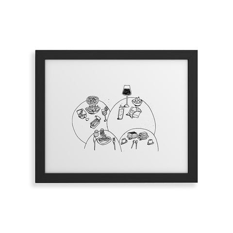 adrianne tapas Framed Art Print