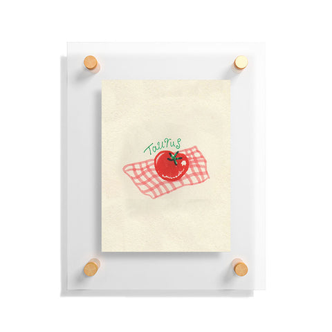 adrianne taurus tomato Floating Acrylic Print