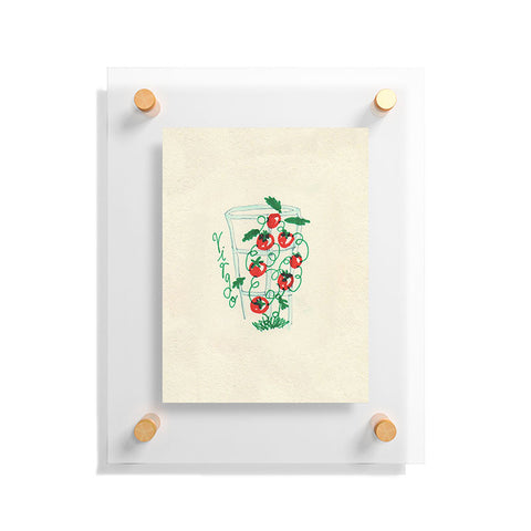 adrianne virgo tomato Floating Acrylic Print