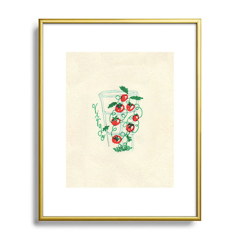 adrianne virgo tomato Metal Framed Art Print