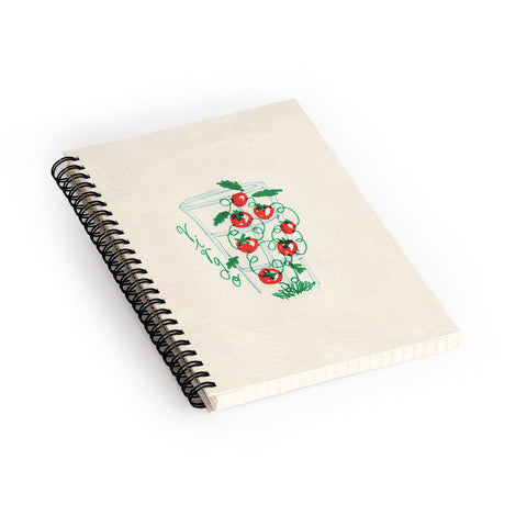 adrianne virgo tomato Spiral Notebook