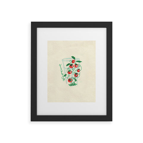 adrianne virgo tomato Framed Art Print