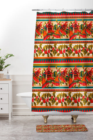 Aimee St Hill Bells Shower Curtain And Mat