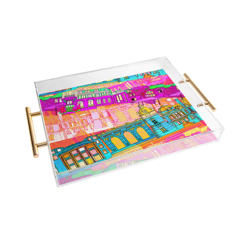 Aimee St Hill City Scape Acrylic Tray