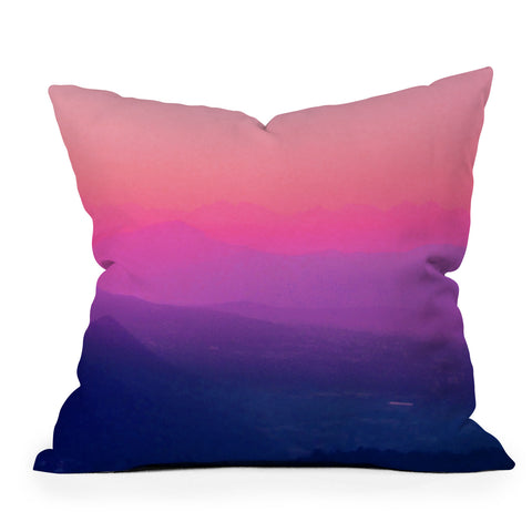 Aimee St Hill Como Sunset Outdoor Throw Pillow