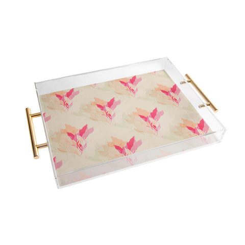 Aimee St Hill Coral 1 Acrylic Tray