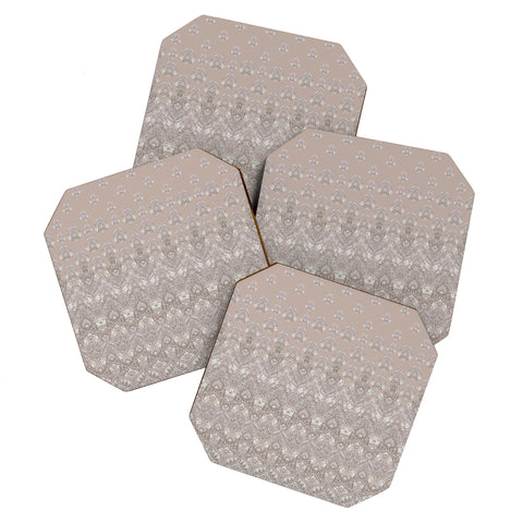 Aimee St Hill Farah Blooms Neutral Coaster Set
