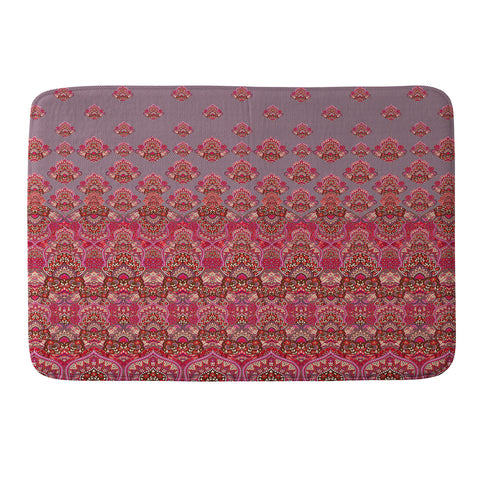 Aimee St Hill Farah Blooms Red Memory Foam Bath Mat