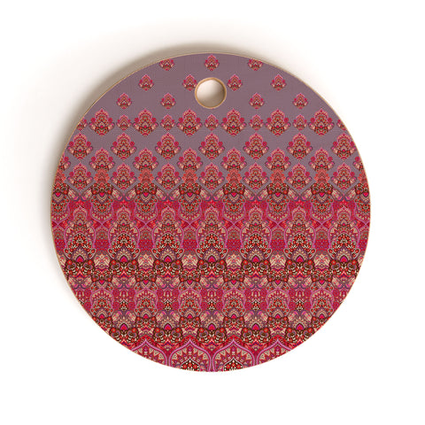 Aimee St Hill Farah Blooms Red Cutting Board Round