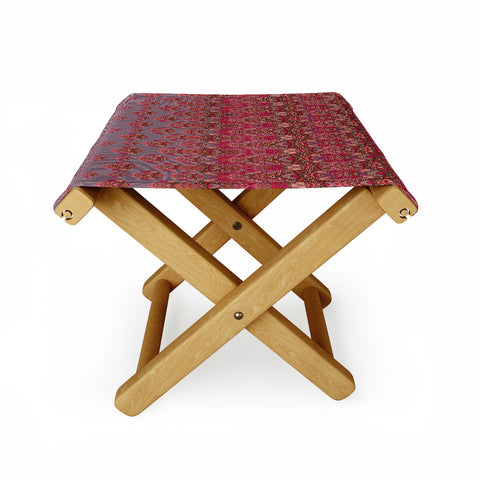 Aimee St Hill Farah Blooms Red Folding Stool