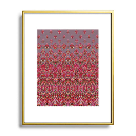 Aimee St Hill Farah Blooms Red Metal Framed Art Print