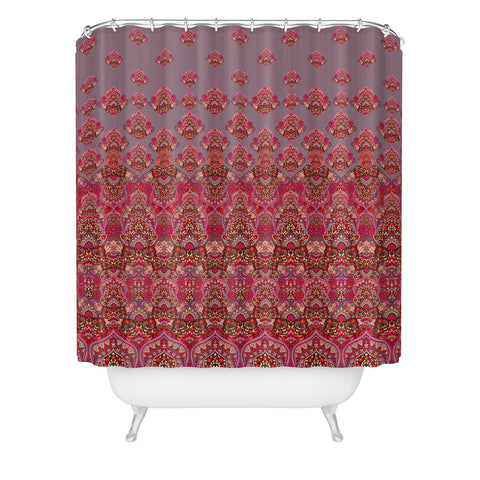 Aimee St Hill Farah Blooms Red Shower Curtain