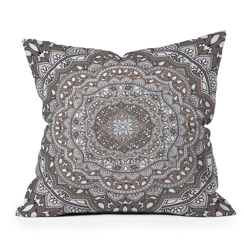 Aimee St Hill Farah Round Neutral Outdoor Throw Pillow