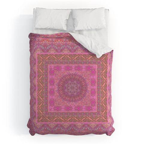 Aimee St Hill Farah Squared Soft Blush Duvet Cover