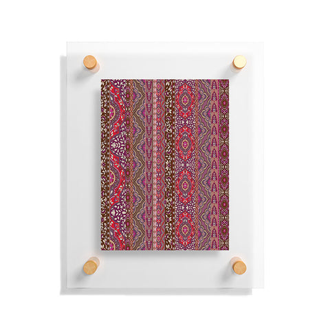 Aimee St Hill Farah Stripe Red Floating Acrylic Print