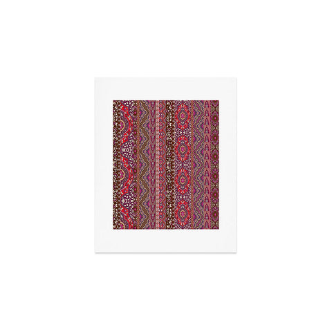 Aimee St Hill Farah Stripe Red Art Print