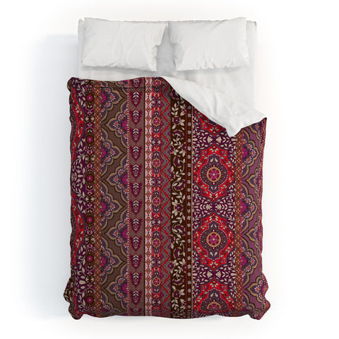 Aimee St Hill Farah Stripe Red Comforter