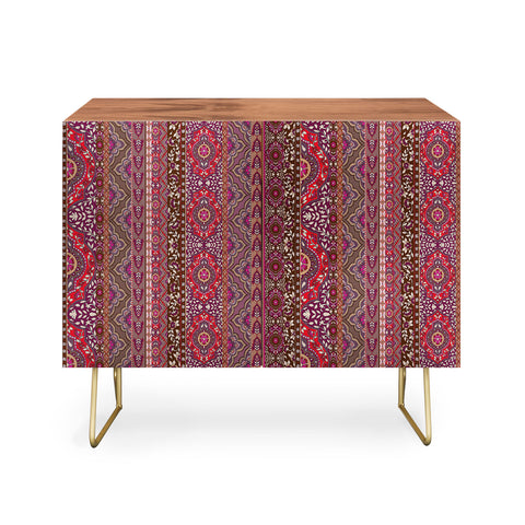 Aimee St Hill Farah Stripe Red Credenza