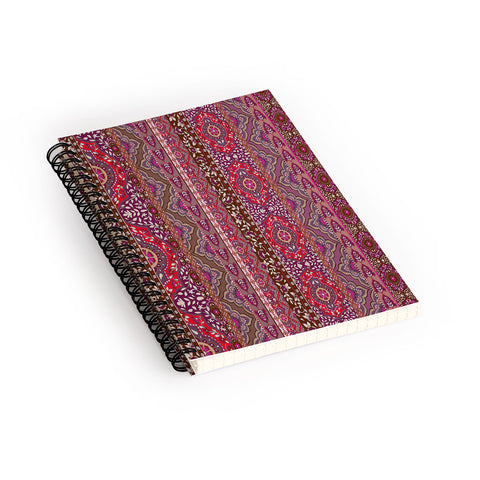 Aimee St Hill Farah Stripe Red Spiral Notebook