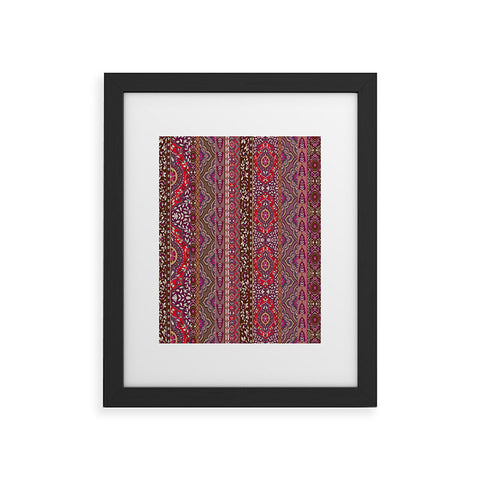 Aimee St Hill Farah Stripe Red Framed Art Print