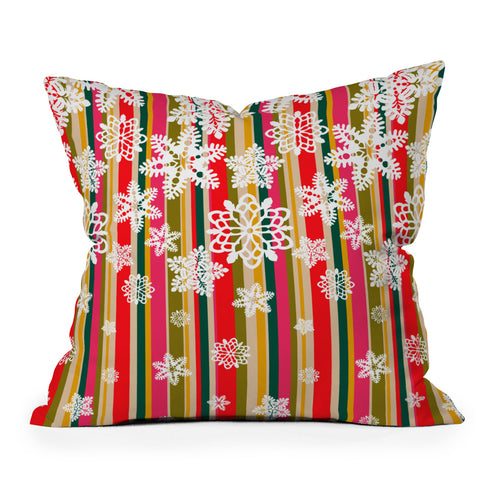 Aimee St Hill Flakes Outdoor Throw Pillow