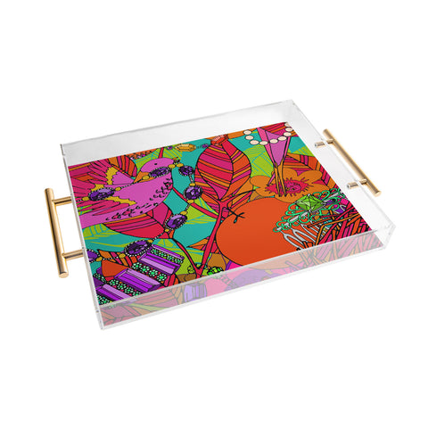 Aimee St Hill Gems And Birds Acrylic Tray