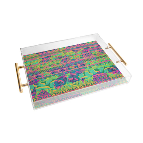 Aimee St Hill Geo Tribal 1 Acrylic Tray