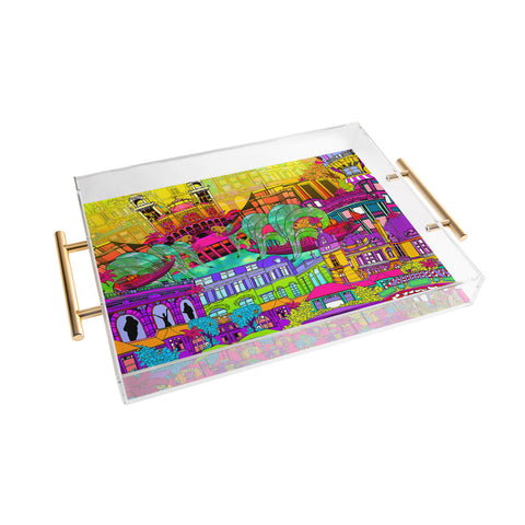 Aimee St Hill I Heart Paris Acrylic Tray