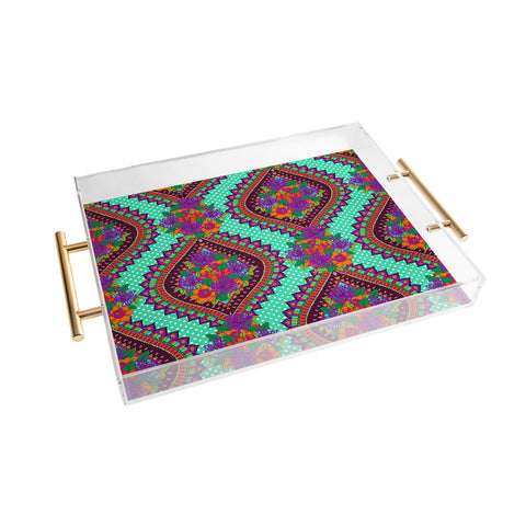 Aimee St Hill Ivy Teal Acrylic Tray