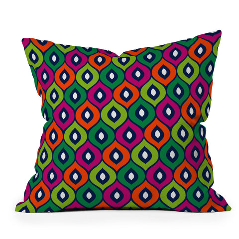 Aimee St Hill Leela Green Outdoor Throw Pillow