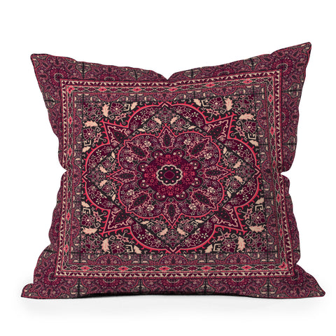 Aimee St Hill Semera Outline Rust Outdoor Throw Pillow