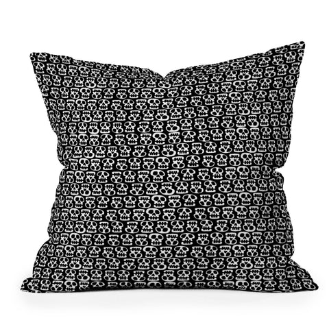 Aimee St Hill Skulls Outdoor Throw Pillow