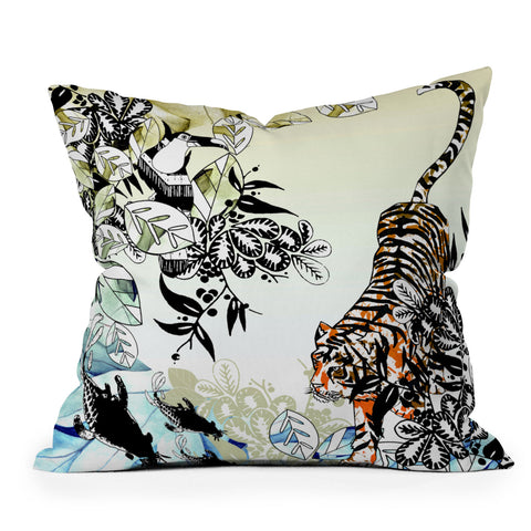Aimee St Hill Tiger Tiger Outdoor Throw Pillow