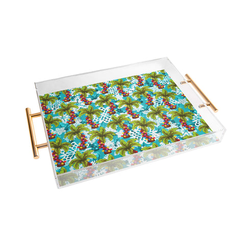 Aimee St Hill Tropical Christmas Acrylic Tray