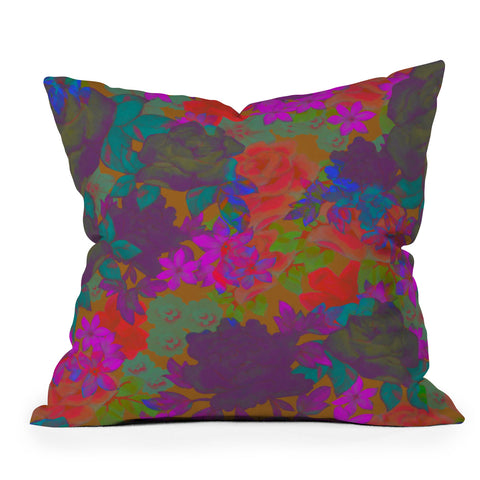 Aimee St Hill Vintage Floral Outdoor Throw Pillow