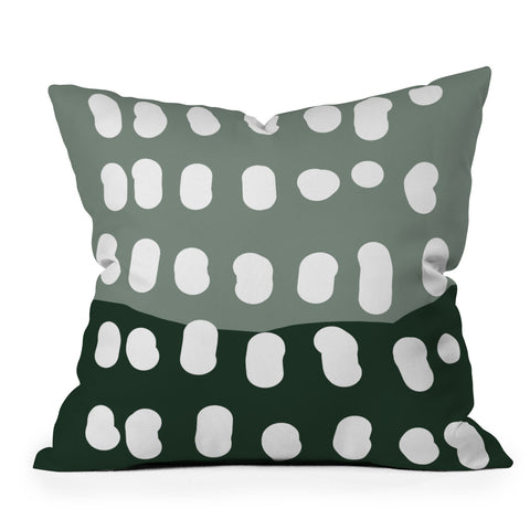 Aleeya Jones Abstract landscape 3 Outdoor Throw Pillow
