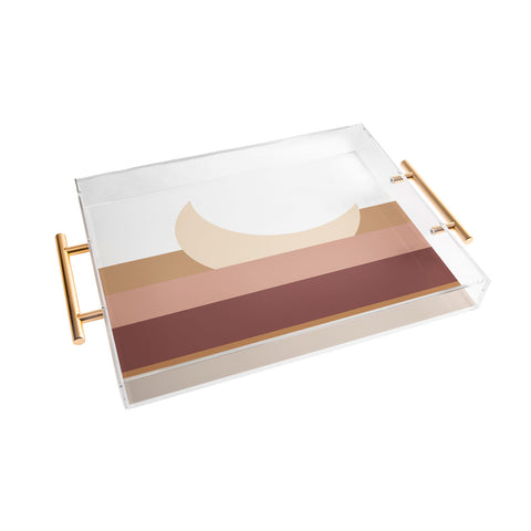 Aleeya Jones Boho moon Acrylic Tray