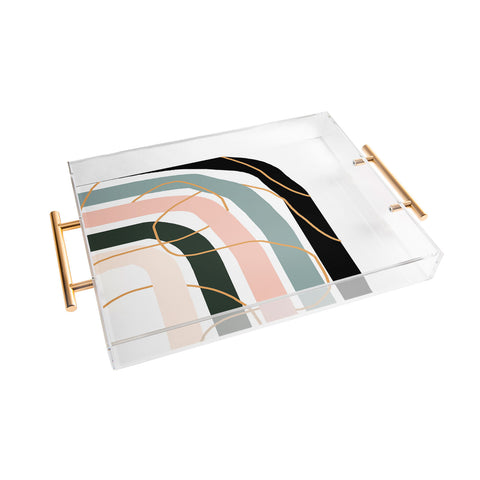 Aleeya Jones Unsettled Rainbow Acrylic Tray