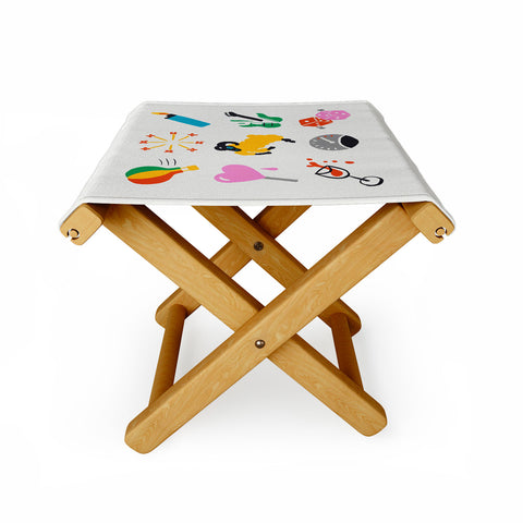 Aley Wild Aries Emoji Folding Stool