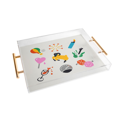 Aley Wild Aries Emoji Acrylic Tray