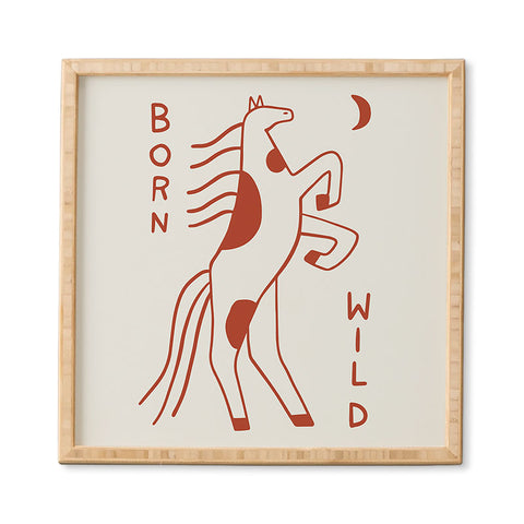 Aley Wild Born Wild Framed Wall Art