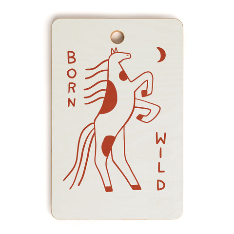 Aley Wild Born Wild Cutting Board Rectangle