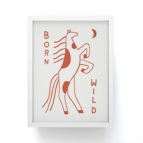 Aley Wild Born Wild Framed Mini Art Print