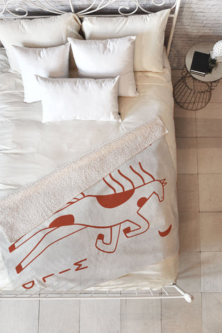 Aley Wild Born Wild Fleece Throw Blanket