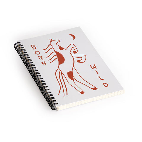 Aley Wild Born Wild Spiral Notebook