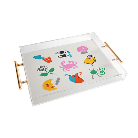 Aley Wild Cancer Emoji Acrylic Tray