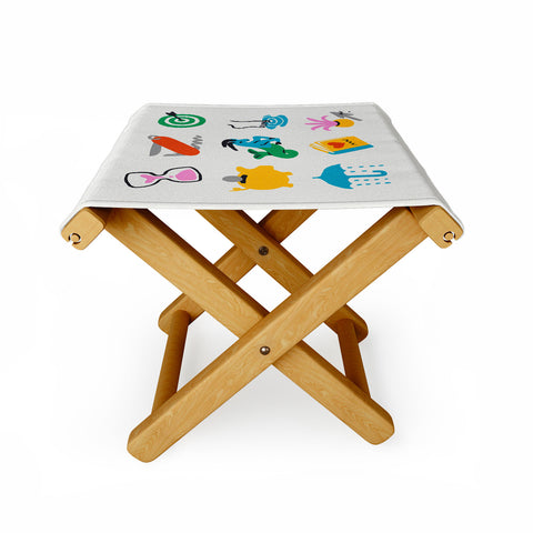Aley Wild Capricorn Emoji Folding Stool