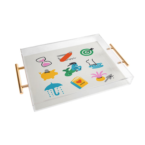 Aley Wild Capricorn Emoji Acrylic Tray
