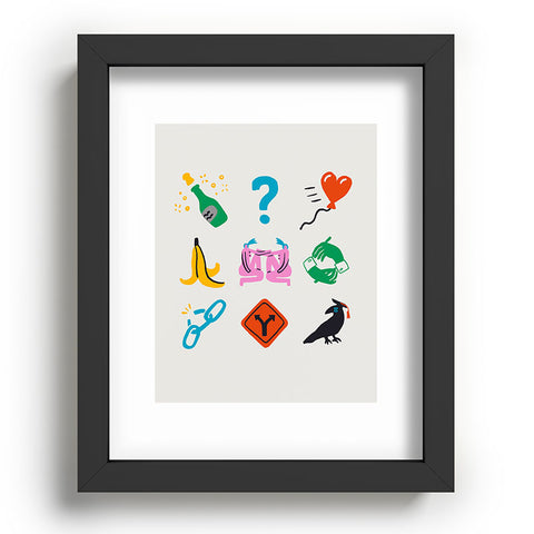 Aley Wild Gemini Emoji Recessed Framing Rectangle