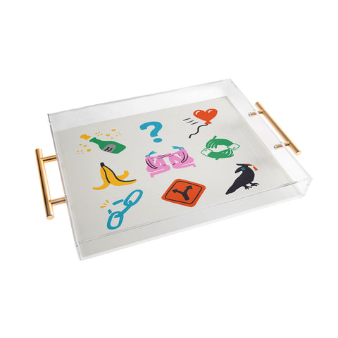 Aley Wild Gemini Emoji Acrylic Tray